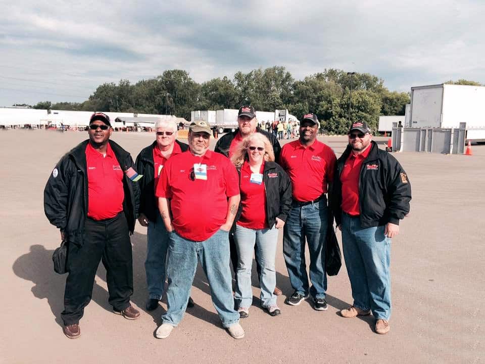 bay and bay drivers standing together