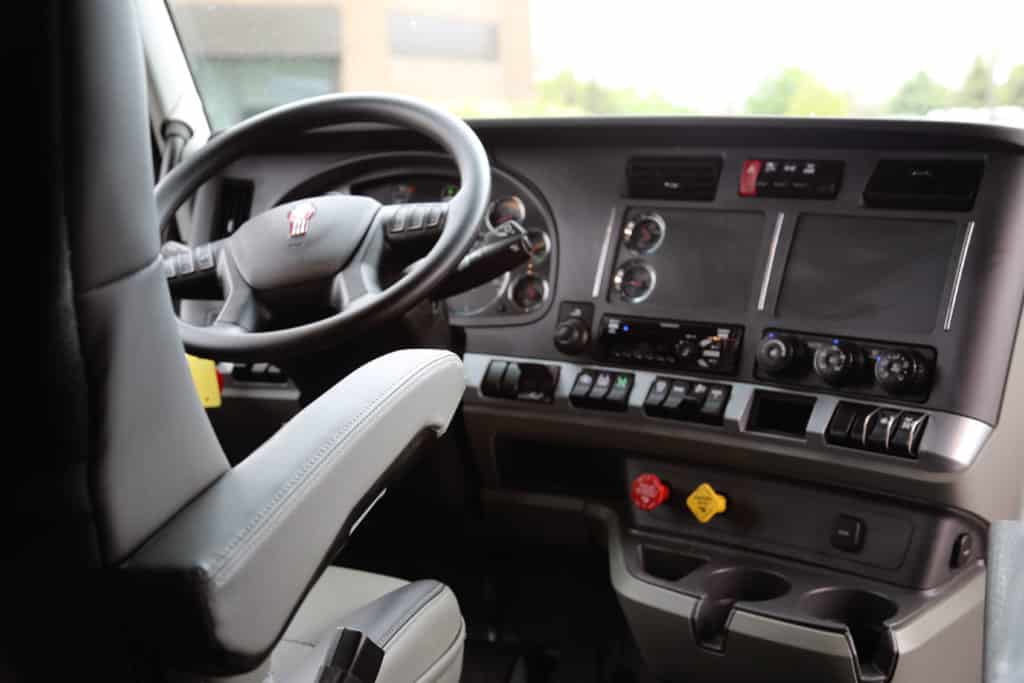 truck interior