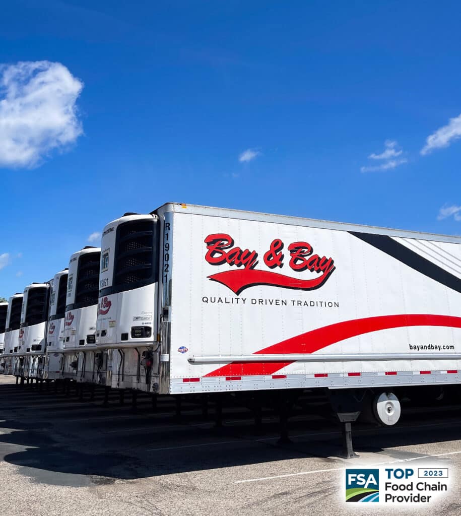 Refrigerated Transportation Equipment for top food chain provider Bay and Bay Transportation