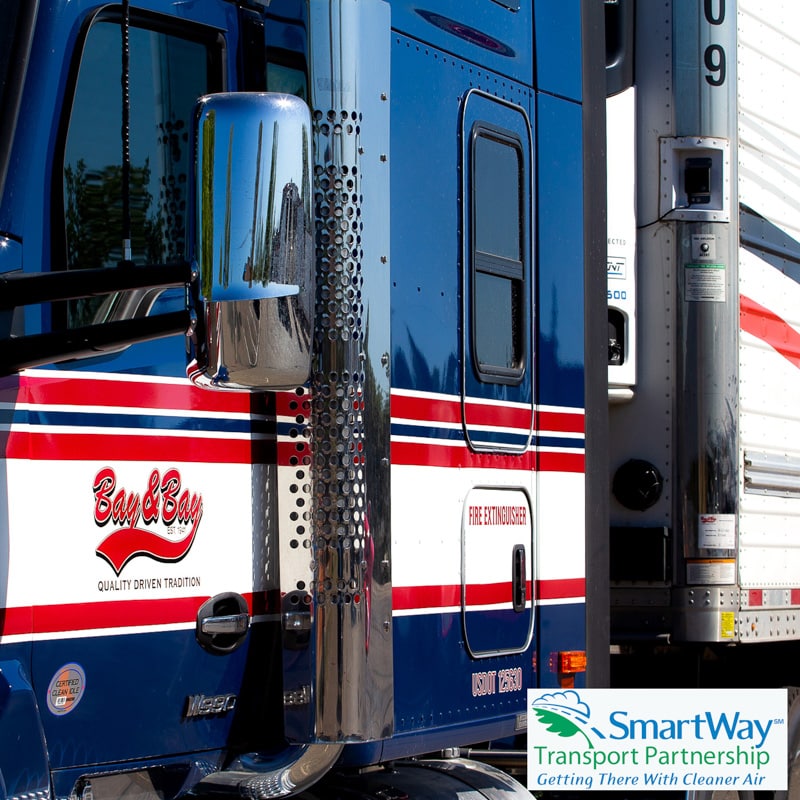 Smartway Certified refrigerated trucking company